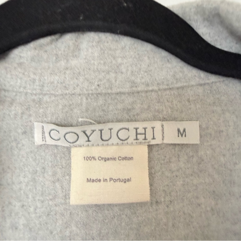 Coyuchi Shirt Men’s Organic Cotton Brushed Flannel Pajama Top Loungewear Medium — image 4 of 8